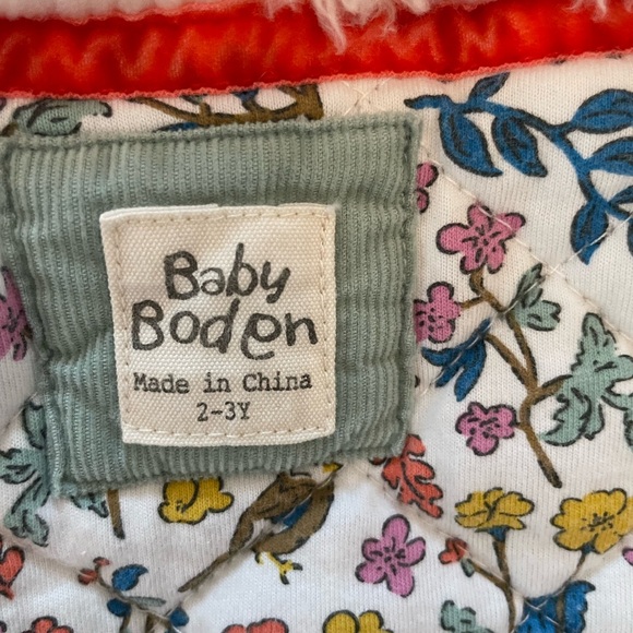BABY BODEN Hooded Corduroy Winter Coat  2-3T - Picture 4 of 4